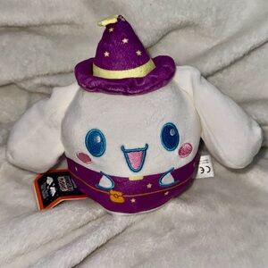 NWT TeeTurtle x Sanrio Cinnamoroll Halloween Reversible Plushie - Wizard Kawaii
